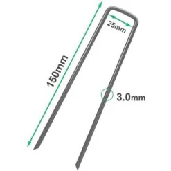 Erba Sintetica Drenante 7mm Prato Sintetico Alta Qualita 100% Made In Italy - 1 Metro X 1 Metro -Negozio al dettaglio Evergreen 23967697 4