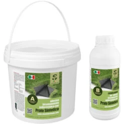 Colla Poliuretanica Bicomponente Per Prato Sintetico Parquet Legno Conf. 2,5 Kg STI