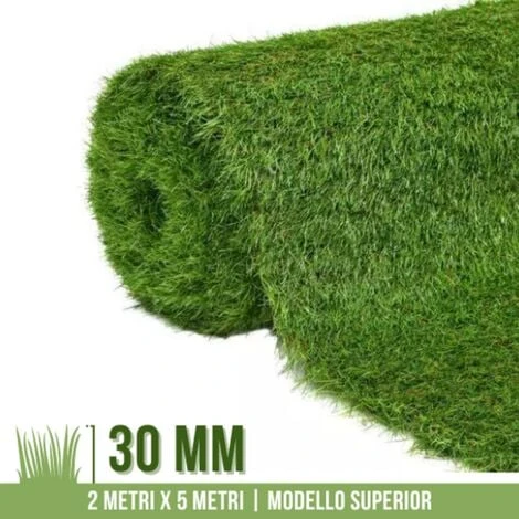 PRATO SINTETICO Manto Erboso Erba GIARDINO Tappeto 30 MM Misura 2 Metri X 5 Metri 1 PRATO SINTETICO Manto Erboso Erba GIARDINO Tappeto 30 MM Misura 2 Metri X 5 Metri