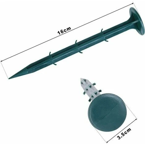 Per Giardino Per Panno Per Erbacce Protezione UV (100 Pezzi Verde)Picchetti Di Fissaggio Da Giardino In Plastica2 5 Per Giardino Per Panno Per Erbacce Protezione UV (100 Pezzi Verde)Picchetti Di Fissaggio Da Giardino In Plastica2 - immagine 5