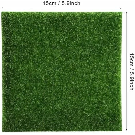Tappetino In Erba Sintetica Per Prato Artificiale Realistico, Paesaggio Per Prato Da Giardino Per Esterni Interni Per Animali Domestici, Tappetino In Erba Finta Con Foro Di Drenaggio 10 PZ 2 Tappetino In Erba Sintetica Per Prato Artificiale Realistico, Paesaggio Per Prato Da Giardino Per Esterni Interni Per Animali Domestici, Tappetino In Erba Finta Con Foro Di Drenaggio 10 PZ - immagine 2
