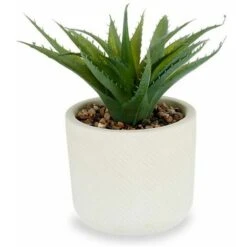 Pianta Decorativa Bianco Plastica (14 X 9 X 14 Cm)